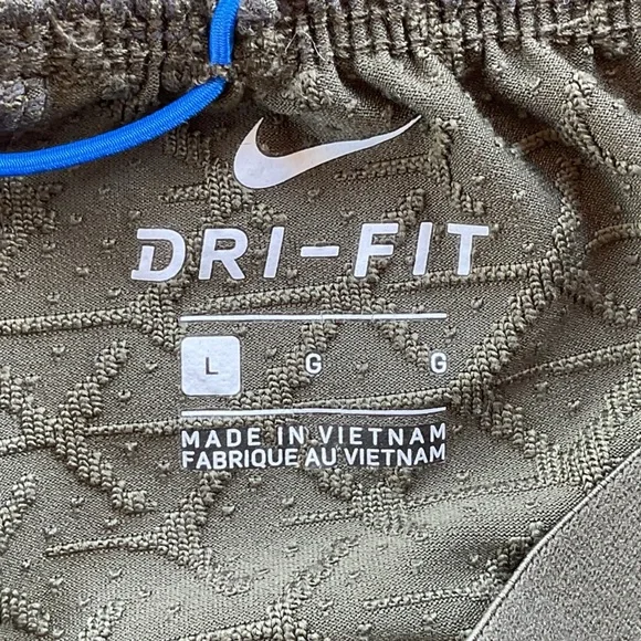 Nike Training Pants Jogger Cargo Dri-FIT Anthracite Green Olive 927360-395 Men's - Picture 4 of 5